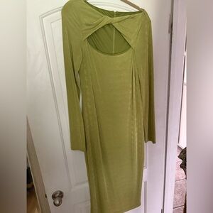 Alexia Admor Light green Long Sleeve Dress